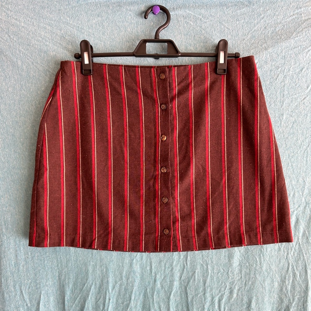 Striped Mini Skirt